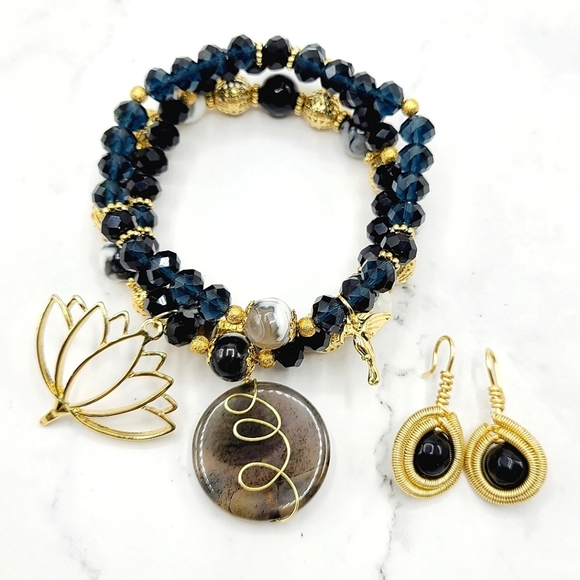 Natural Agate Weekender Bracelet - Picture 2 of 2